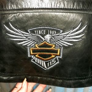 Harley-Davidson Buffalo hide leather vest
